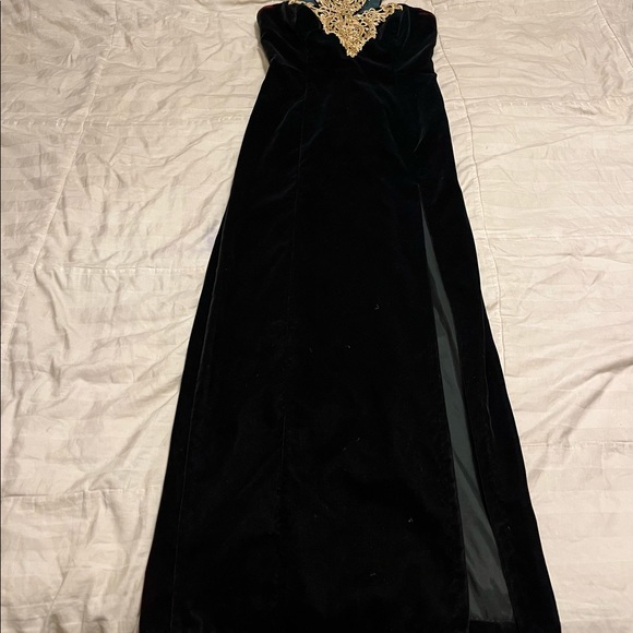 Sexy! Vintage  Velvet LA Glow Gown - Picture 8 of 13